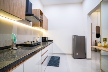 Kitchen in 3 BHK Apartment at Vasupujya Neco Park Central, Kharadi – for Sale