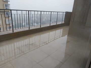 Balcony in 4 BHK Apartment at Bhartiya Nikoo Homes, Thanisandra Main Road – for Rent