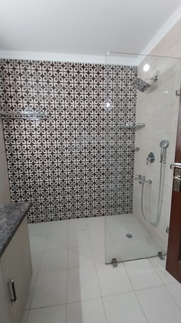 Bathroom in 3 BHK Apartment at Defence Colony – for Rent