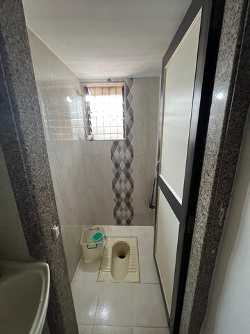 Bathroom in 1 BHK Apartment at Rai Heaven, Kalyan East – for Rent