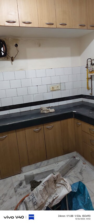 Kitchen in 3 BHK Apartment at Sector 6, Dwarka – for Rent