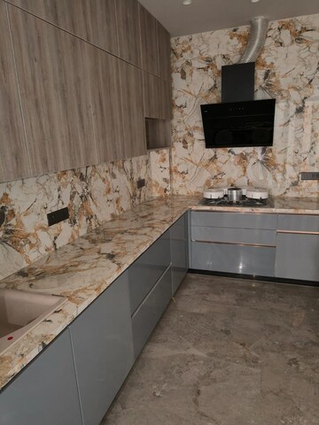 Kitchen in 3 BHK Builder Floor at Ansal Sushant Lok I, Sector 43 – for Rent