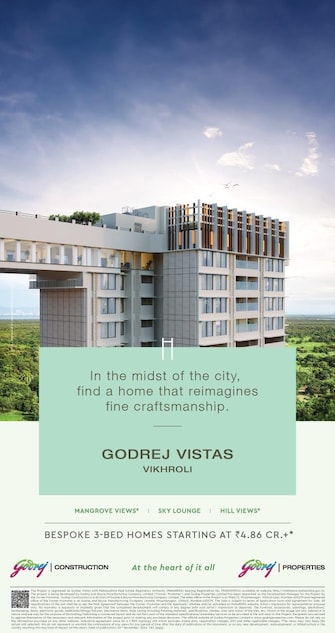 3 BHK Builder Floor For Resale in Godrej Vistas Vikhroli East Mumbai  8002129