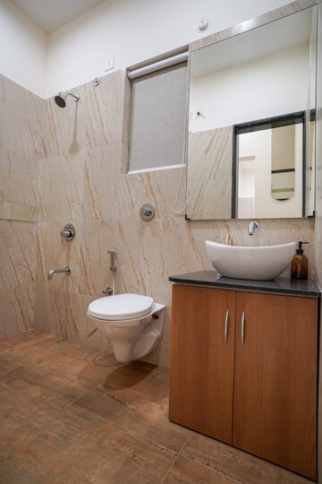 Bathroom in 4 BHK Apartment at Vasupujya Neco Park Central, Kharadi – for Sale