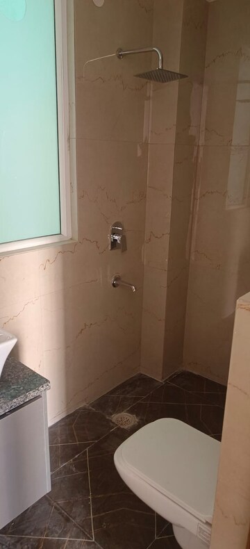 Bathroom in 3 BHK Builder Floor at Ansal Sushant Lok I, Sector 43 – for Rent