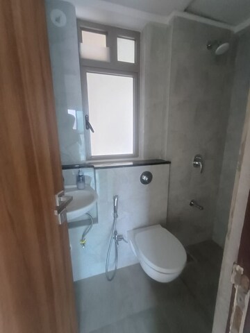 Bathroom in 1 BHK Apartment at Sheth Irene, Malad West – for Rent