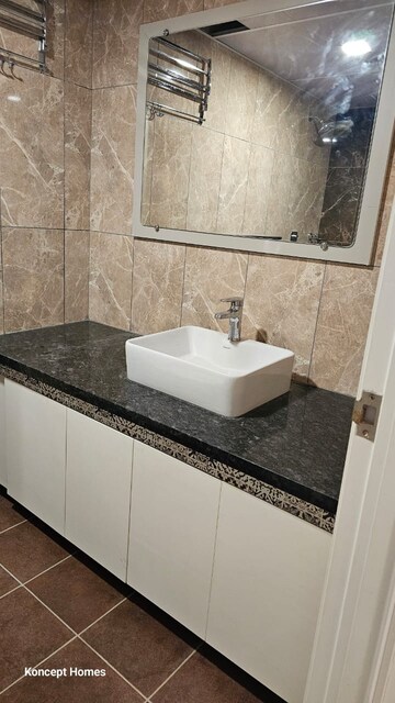 Bathroom in 3 BHK Apartment at Prestige Jindal City, Bagalakunte – for Rent