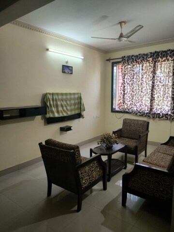 Living Room in 3 BHK Apartment at Alto Porvorim – for Rent