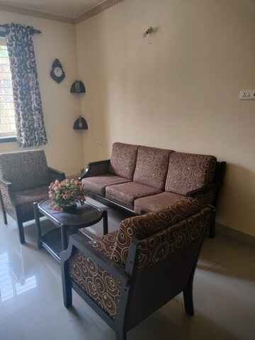 Living Room in 3 BHK Apartment at Alto Porvorim – for Rent