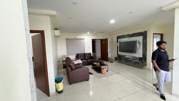 Living Room in 3 BHK Apartment at Aparna Sarovar Zenith, Nallagandla – for Rent