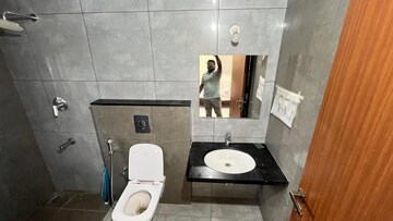 Bathroom in 3 BHK Apartment at Aparna Sarovar Zenith, Nallagandla – for Rent