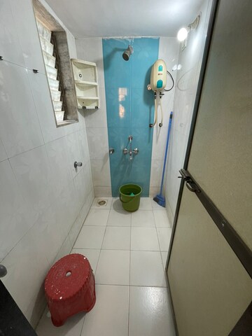 Bathroom in 1.5 BHK Apartment at Christine Heights, Mira Road – for Rent