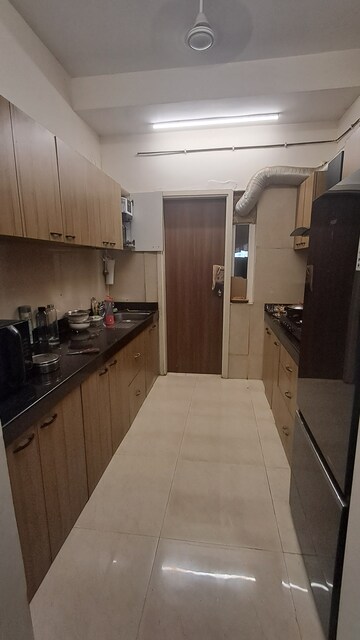Kitchen in 2 BHK Apartment at LnT Realty Crescent Bay, Parel – for Rent