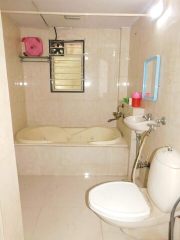 Bathroom in 2 BHK Apartment at Romell Diva, Malad West – for Rent
