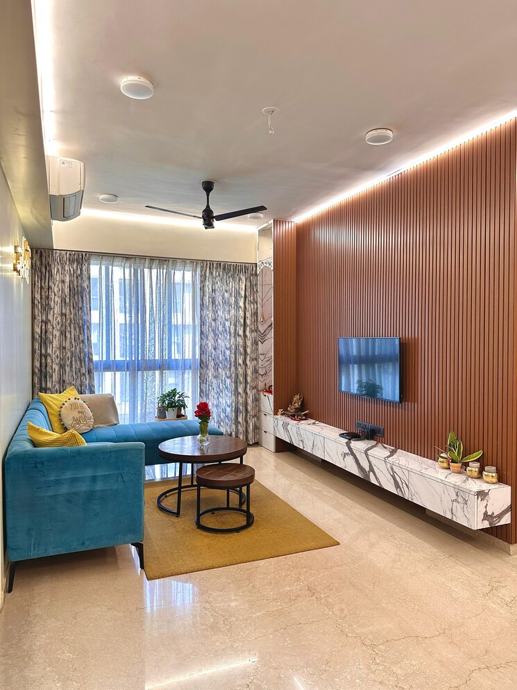 Living Room, lodha-sterling 2 Bedroom 811 Sq.Ft. Apartment In Kolshet Road Thane 8003129