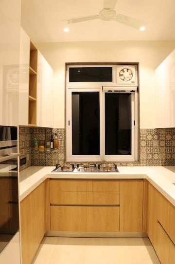 Kitchen in 2.5 BHK Apartment at Soham Tropical Lagoon, Ghodbunder Road – for Sale