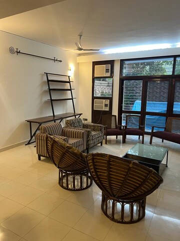 Living Room in 3 BHK Builder Floor at Saket – for Rent