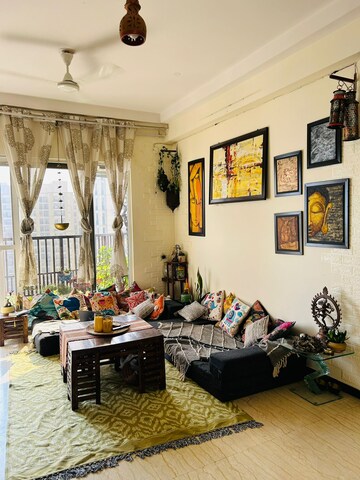 Living Room in 3 BHK Apartment at Prateek Edifice, Sector 107 – for Rent