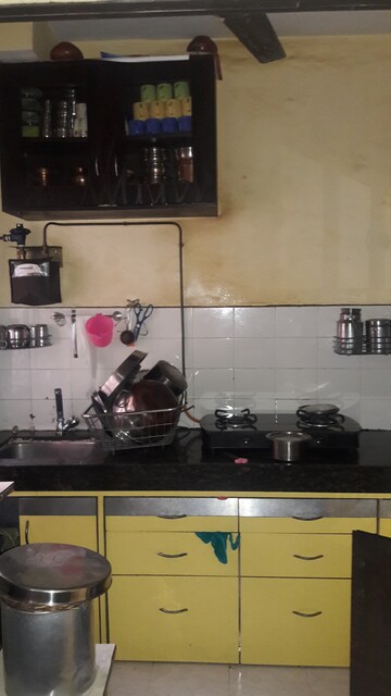 Kitchen in 1 BHK Apartment at Vasundhara CHS Gokuldham, Gokuldham Colony – for Rent