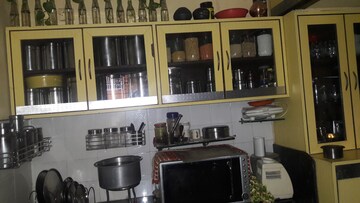 Kitchen in 1 BHK Apartment at Vasundhara CHS Gokuldham, Gokuldham Colony – for Rent