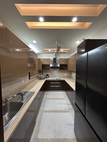 Kitchen in 4 BHK Builder Floor at East Of Kailash – for Rent