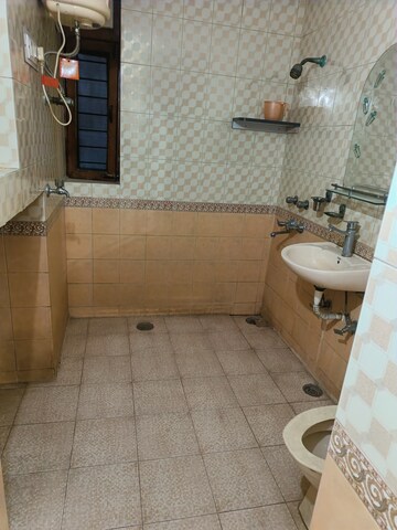 Bathroom in 3 BHK Apartment at Ip Extension – for Rent