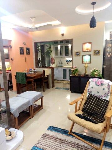 Living Room in 1 RK Apartment at Hill View CHS Haware City, Haware City – for Rent