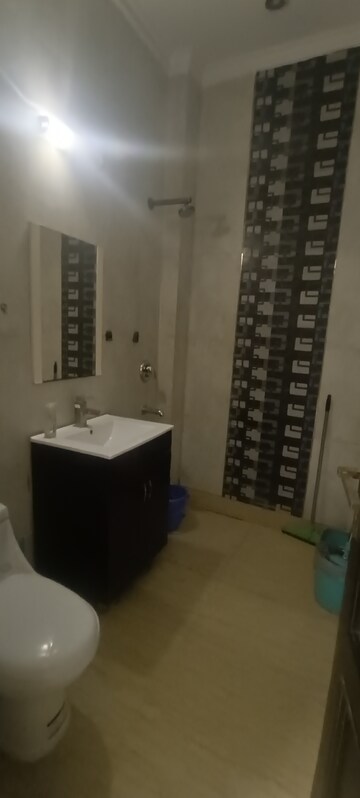 Bathroom in 2.5 BHK Builder Floor at Chittaranjan Park – for Rent