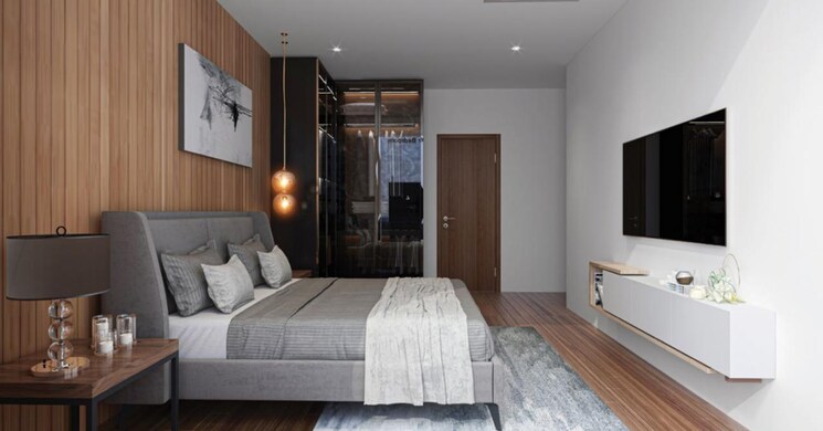 Bedroom, rohan-harita 2 Bedroom 755 Sq.Ft. Apartment In Tathawade Pune 8003683