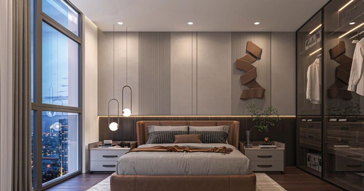 Bedroom, rohan-harita 2 Bedroom 755 Sq.Ft. Apartment In Tathawade Pune 8003683