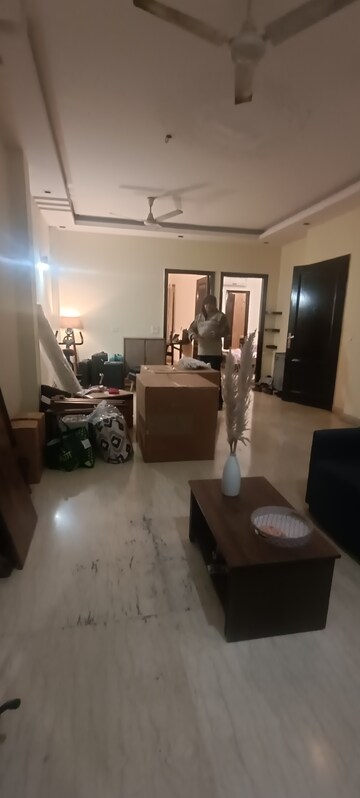 Living Room in 2.5 BHK Builder Floor at Chittaranjan Park – for Rent