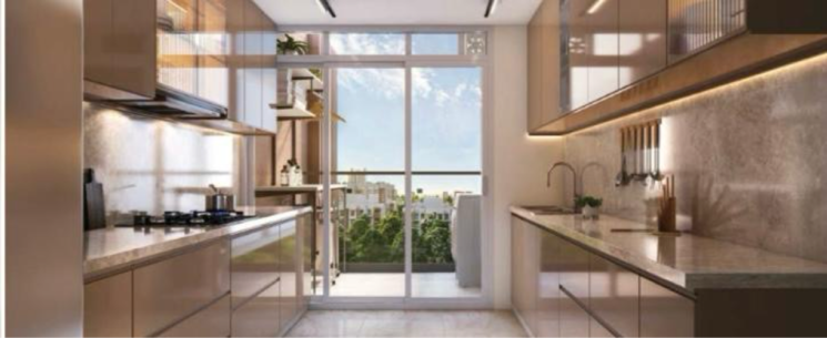 Kitchen, rohan-harita 3 Bedroom 1375 Sq.Ft. Apartment In Tathawade Pune 8003701