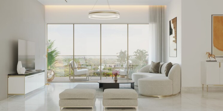 Living Room, rohan-nidita 2 Bedroom 751 Sq.Ft. Apartment In Hinjewadi Pune 8003702