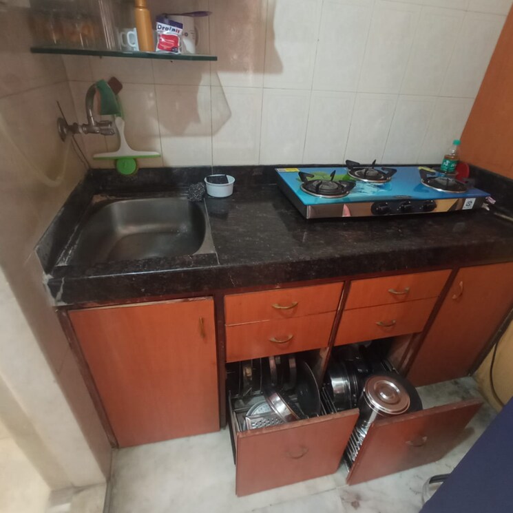 Kitchen, god-gifts-building 1 Bedroom 350 Sq.Ft. Apartment In Western Railway Workshop Mumbai 8000109