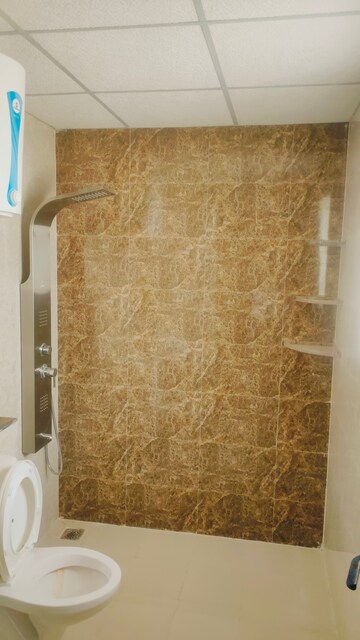 Bathroom in 3 BHK Apartment at Sushma Elite Cross, Dhakoli Village – for Rent