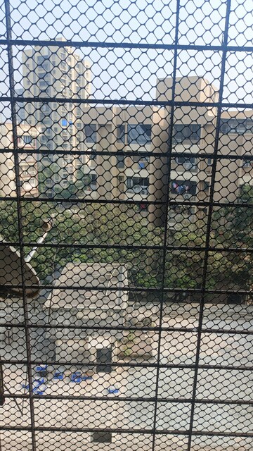 Balcony in 2 BHK Apartment at Renaissance Tower, Andheri West – for Rent