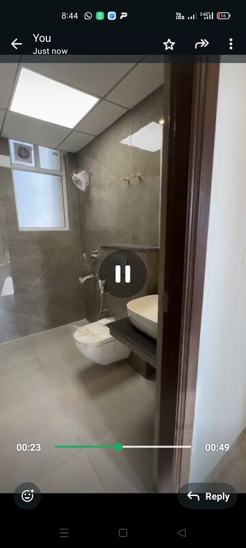 Bathroom in 2 BHK Apartment at Artique Uptown Skylla, International Airport Road – for Rent