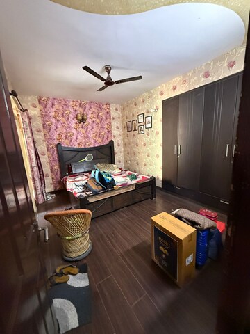 Bedroom in 2 BHK Apartment at Exotica Elegance, Vaibhav Khand – for Rent