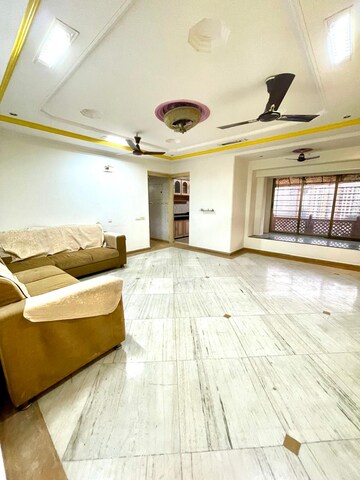 Bedroom in 3 BHK Apartment at Soham Garden, Manpada – for Rent