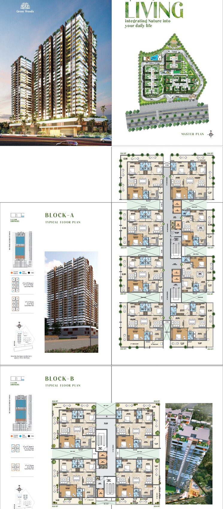 Master Bedroom, pragathi-green-woods 2 Bedroom 1503 Sq.Ft. Apartment In Bowrampet Hyderabad 8004119