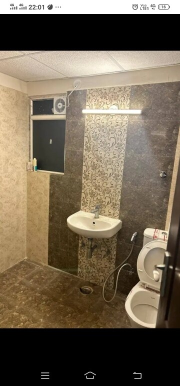Bathroom in 2.5 BHK Apartment at Mahagun Mywoods, Sector 16c Greater Noida – for Rent
