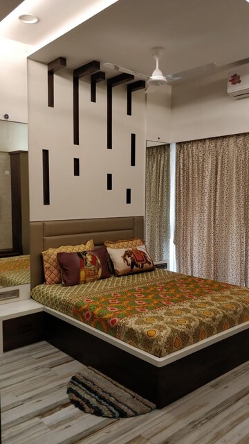 Bedroom in 3 BHK Apartment at Runwal Greens, Mulund West – for Rent