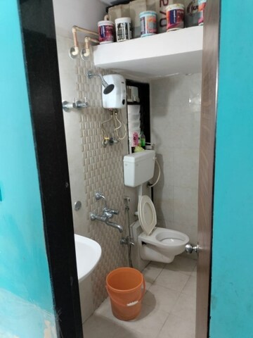 Bathroom in 1 BHK Apartment at Bhoomi Acropolis, Virar West – for Rent