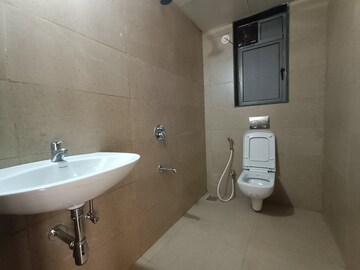 Bathroom in 2 BHK Apartment at Runwal Eirene, Balkum Pada – for Rent