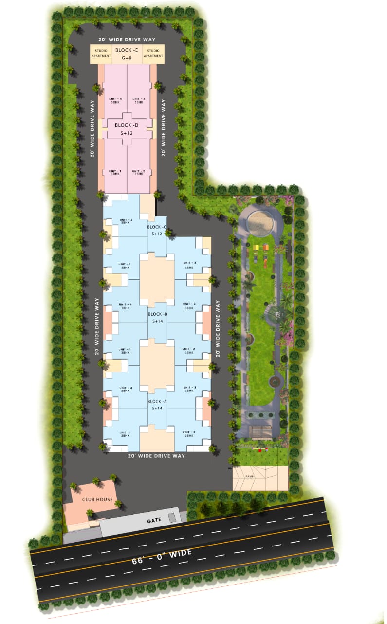 3 BHK + Pooja Room Apartment For Sale in The Suman Marvelous