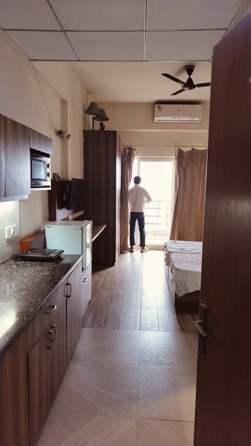 Kitchen in 1 BHK Apartment at Paramount Golfforeste, Zeta I Greater Noida – for Rent