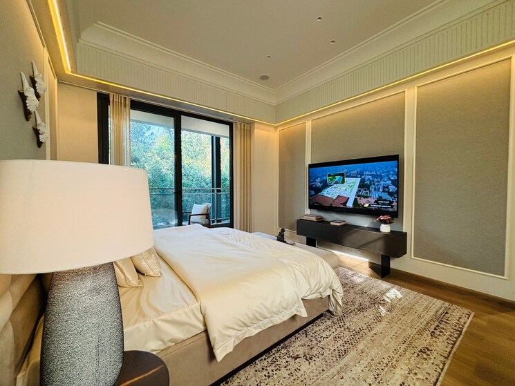 Master Bedroom, anant-raj-ashok-estate 3 Bedroom 1600 Sq.Ft. Builder Floor In Sector 63a Gurgaon 8005002