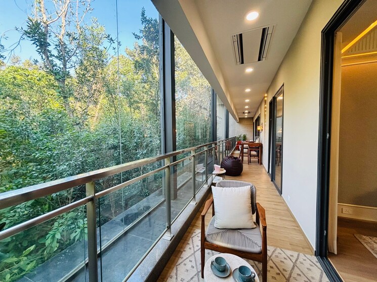 Balcony, anant-raj-ashok-estate 3 Bedroom 1600 Sq.Ft. Builder Floor In Sector 63a Gurgaon 8005002