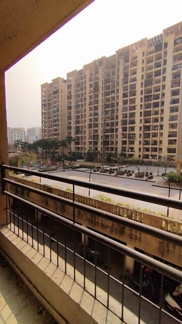 Balcony in 2 BHK Apartment at Raunak City Sector 4, Kalyan West – for Rent
