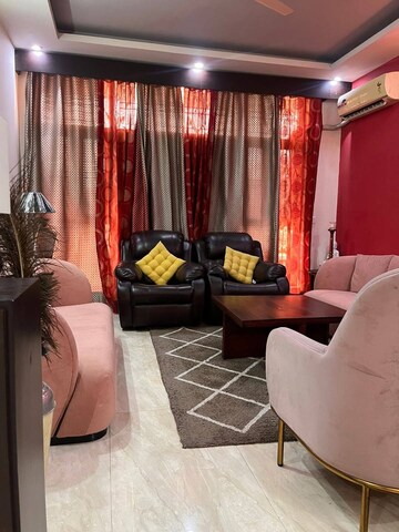 Living Room in 3 BHK Builder Floor at Ansal Plaza Sector-23, Sector 23 – for Rent